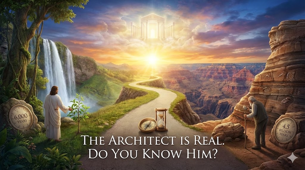 Visual representation of the search for truth in the age of the earth debate